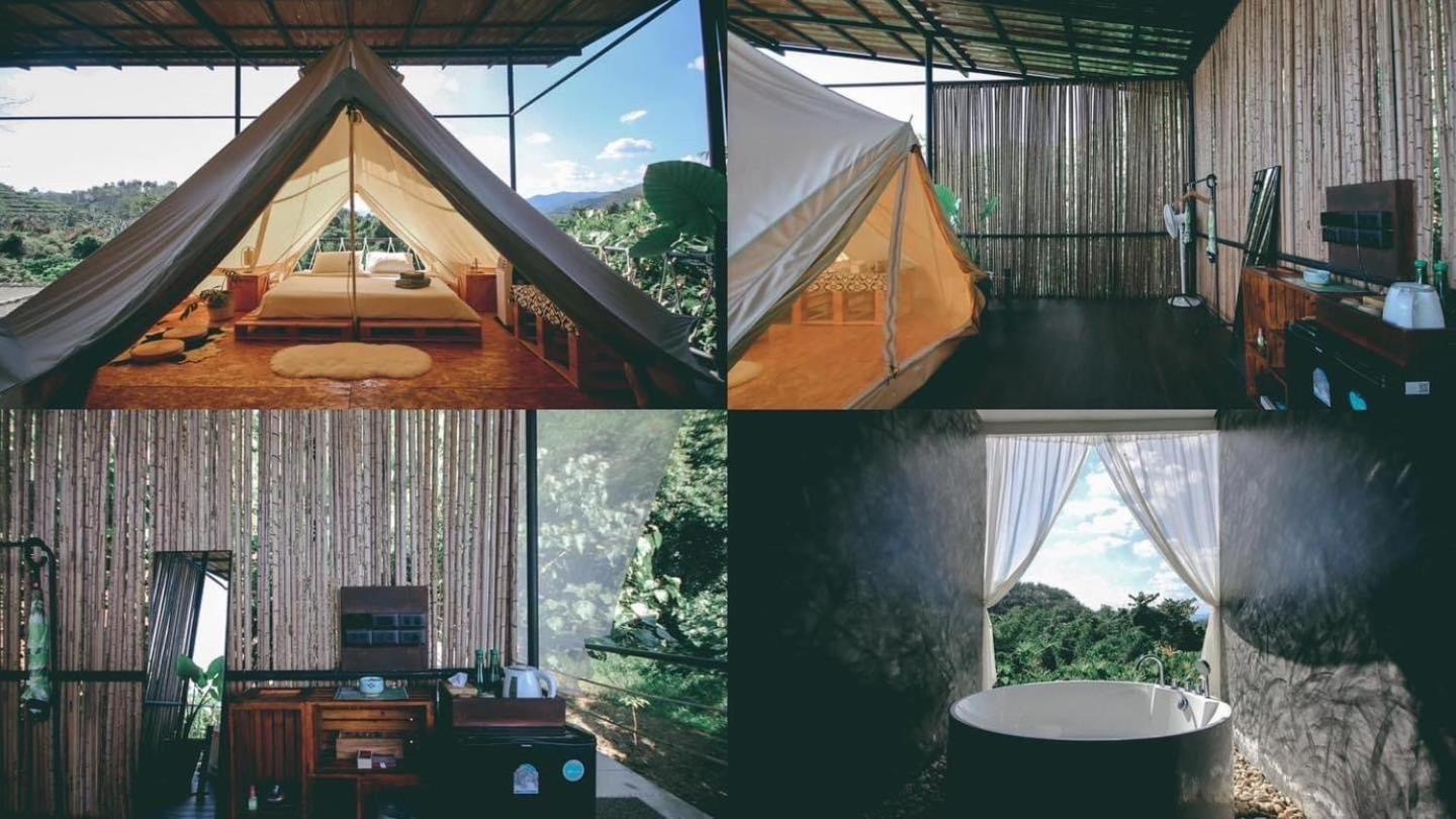 Hotel Tanoshi Glamping In Khao Sok Khao Sok National Park Exterior foto