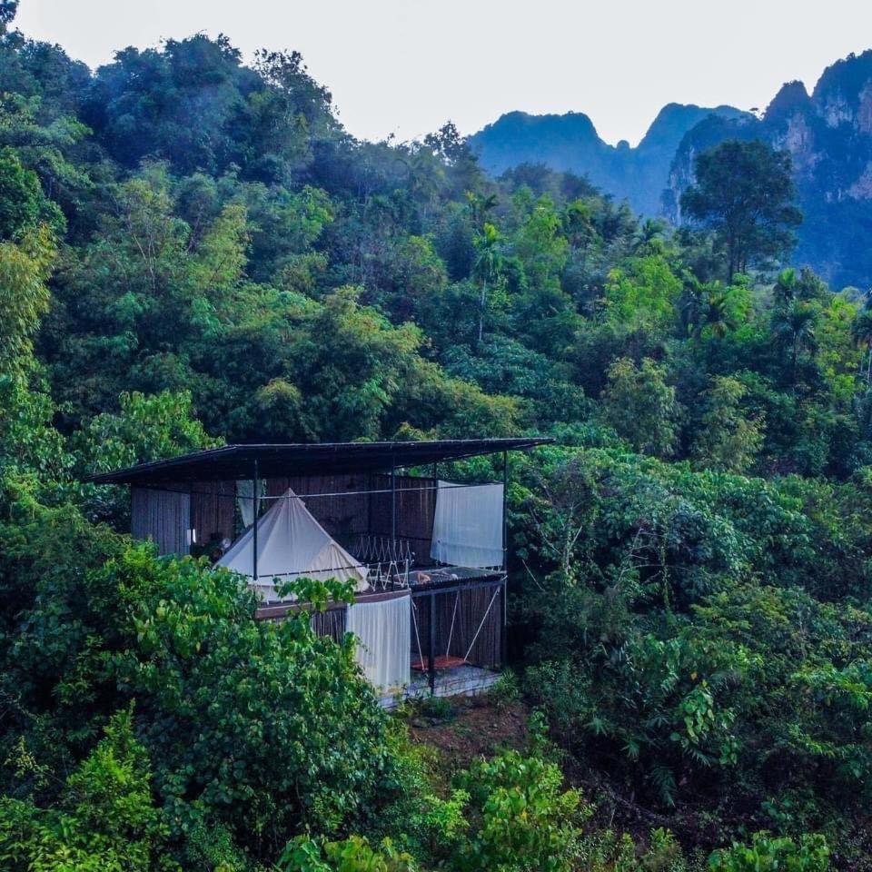 Hotel Tanoshi Glamping In Khao Sok Khao Sok National Park Exterior foto